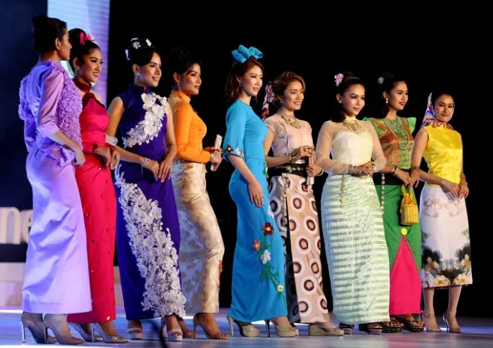 Myanmar-Chinese-Song-Contest-Models-Xinhua