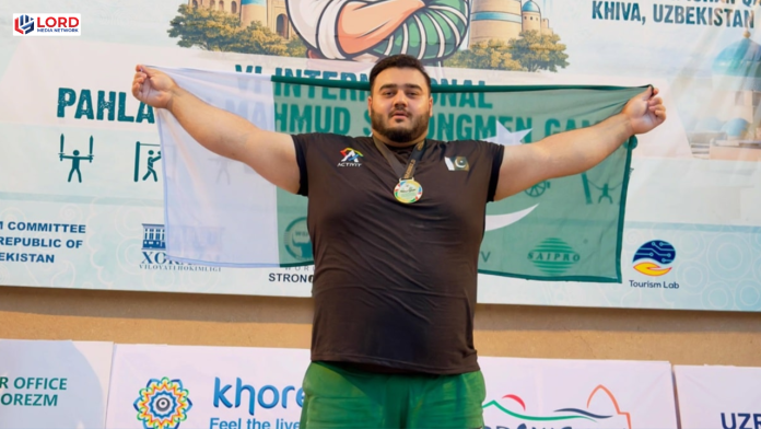 نوح دستگیر بٹ نے ازبکستان میں گولڈ میڈل جیت لیا