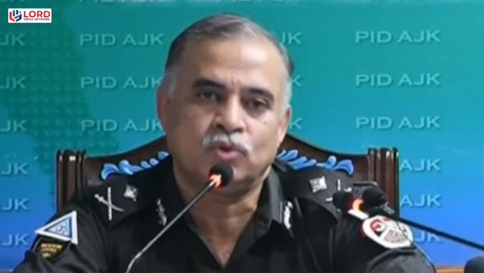 پہلی گولی مظاہرین  کی طرف سے چلی پھر تصادم ہوا، آئی جی آزادکشمیر