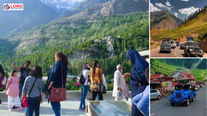 وادی کاغان میں غیر ملکیوں سمیت سیاحوں کی ریکارڈ آمد