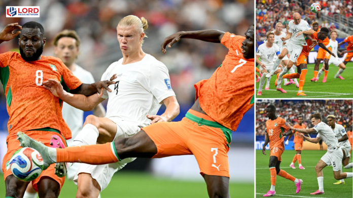ناروے نے آئیوری کوسٹ کو 2-1 سے شکست دے کر  پری کوارٹر فائنل میں جگہ بنا لی