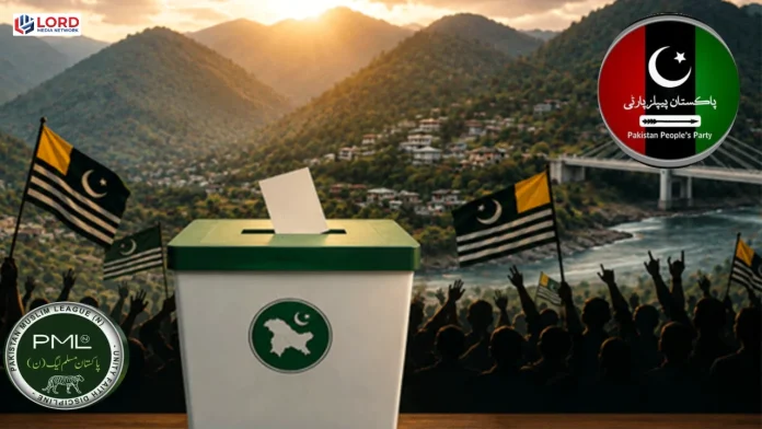 آزاد کشمیر میں ن لیگ 13 اور پیپلز پارٹی 5 نشستوں پر کامیاب