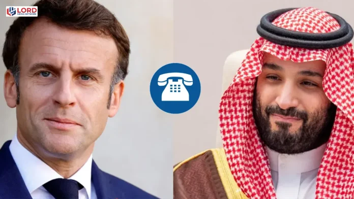 محمد بن سلمان اور میکرون کا اہم ٹیلیفونک رابطہ
