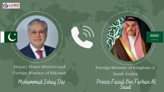 اسحاق ڈار اور سعودی وزیر خارجہ کا ٹیلیفونک رابطہ، باہمی دلچسپی کے امور پر تبادلہ خیال
