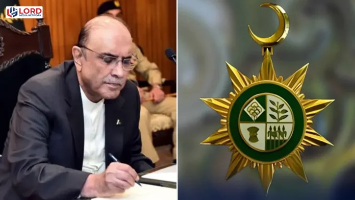 صدر زرداری کا 355 ملکی اور غیر ملکی شخصیات کو سول ایوارڈز دینے کا اعلان