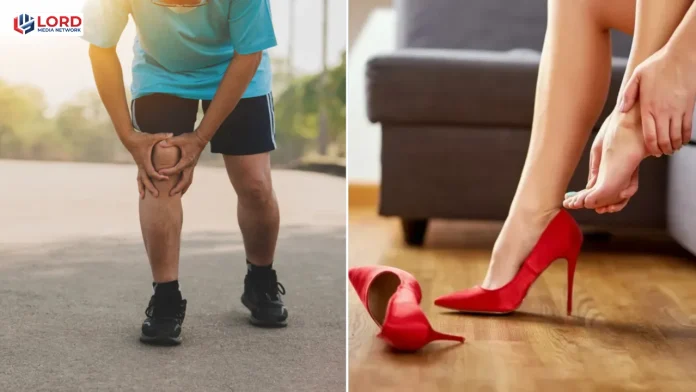 غلط فٹ ویئر کمر اور گھٹنوں کے درد کا سبب