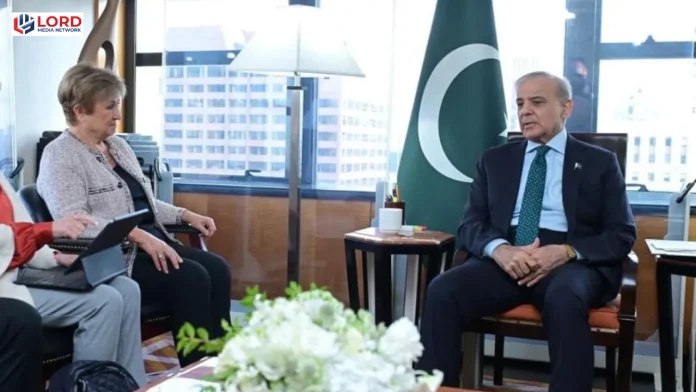 شہباز شریف کی آئی ایم ایف سربراہ کرسٹالینا جارجیوا سے ملاقات