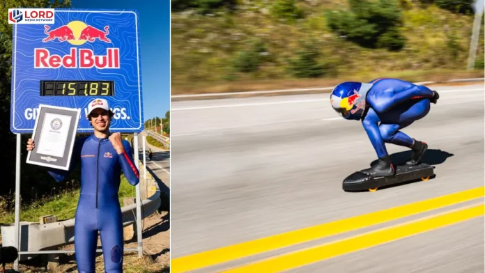 Spanish skateboarder sets world record at 151.8 km/h
