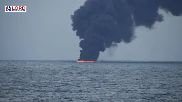 Iran says two oil tankers struck mines near Strait of Hormuz