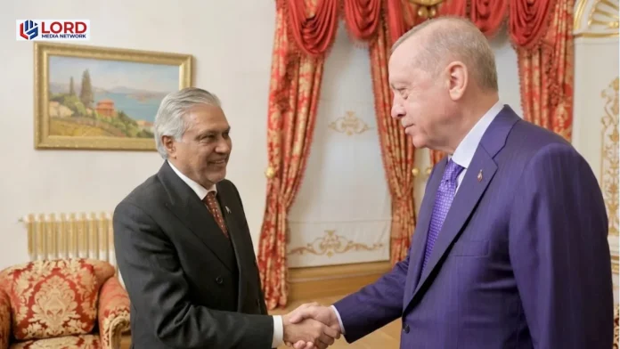 Ishaq Dar meets Erdogan, discusses regional ties