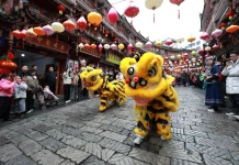 چین کے صوبے گوئی ژو میں شادی بیاہ اور بہار میلے کی خوشیاں ایک ساتھ