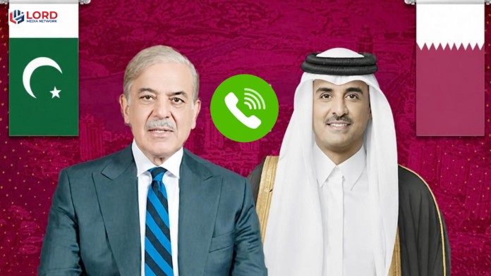 وزیراعظم شہباز شریف اور امیر قطر کا دوطرفہ تعاون پر اتفاق