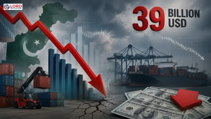 مالی سال 2025-26 میں تجارتی خسارہ 39.5 ارب ڈالر تک پہنچ گیا