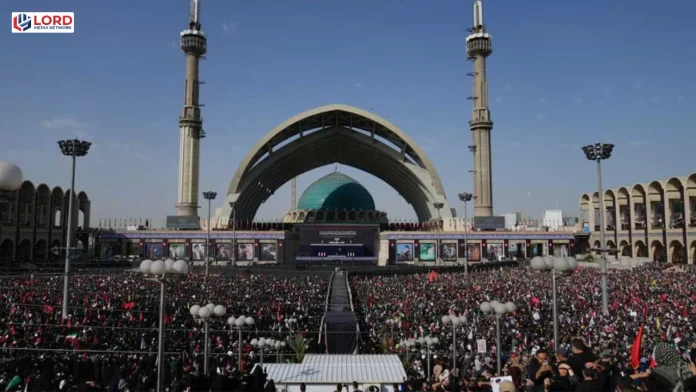 تہران میں شہید آیت اللہ خامنہ ای کے آخری دیدار کی تقریب کا آغاز