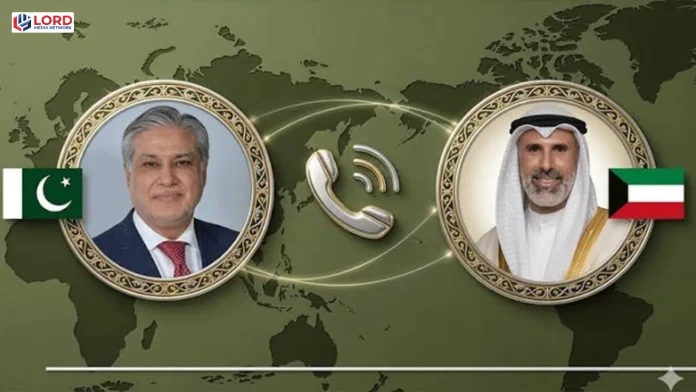 اسحاق ڈار اور کویتی وزیر خارجہ کا خطے میں امن کیلئے رابطہ