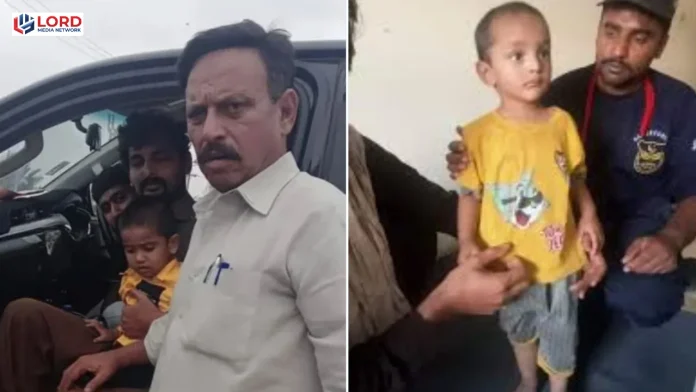 کراچی پولیس نے نیا ناظم آباد سے اغوا شدہ ڈھائی سالہ اذان کو بازیاب کرلیا