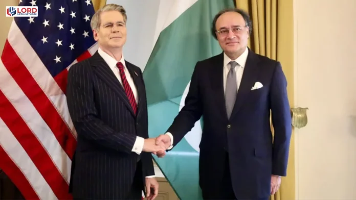 وزیر خزانہ کی امریکی ہم منصب سے ملاقات، معاشی تعاون پر زور