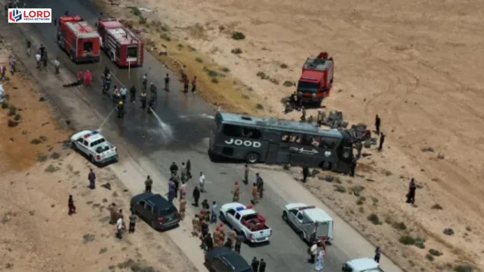 شام میں بس حادثہ، 35 افراد جاں بحق