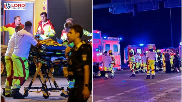 برلن میں گاڑی ہجوم پر چڑھنے سے ایک ہلاک، 16 زخمی