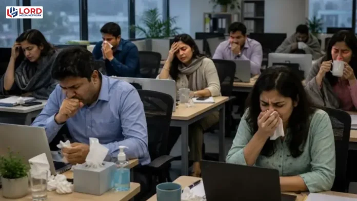 مون سون میں دفاتر میں 6 بیماریاں تیزی سے پھیلتی ہیں