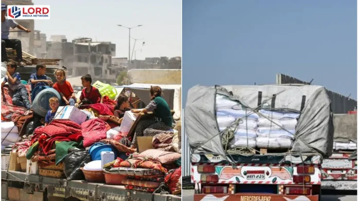 غزہ میں امدادی سامان کی فراہمی میں 33 فیصد اضافہ