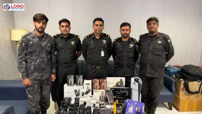 کراچی ائیرپورٹ پر کسٹمز کی بڑی کارروائی، 29 کیمرے ضبط
