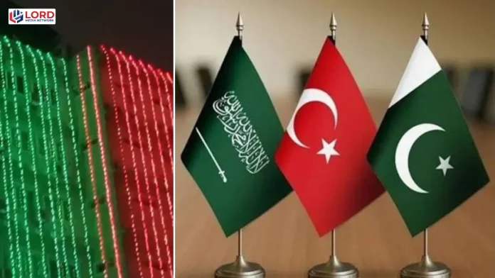 کراچی میں پاک سعودی ترک دفاعی معاہدے کا جشن