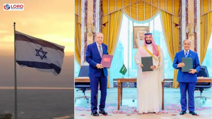 پاکستان، سعودی عرب، ترکیے کا دفاعی معاہدہ، اسرائیل کا ردعمل