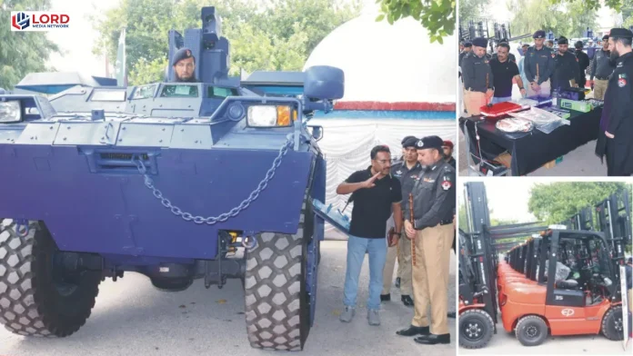 کے پی پولیس کو جدید گاڑیاں اور آلات فراہم