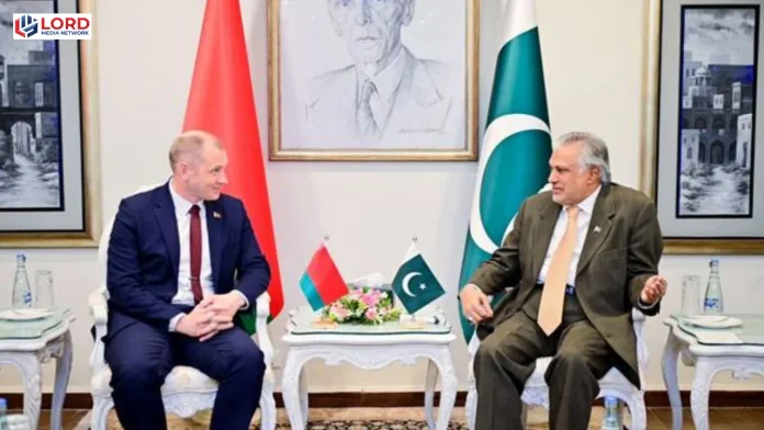 اسحاق ڈار اور بیلاروس کے وزیر توانائی کی اہم ملاقات