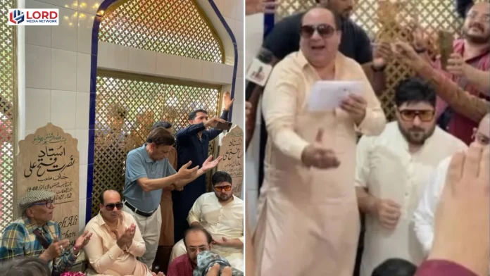 راحت فتح علی خان کی نصرت کی قبر پر پرفارمنس ، عوام کی شدید  تنقید