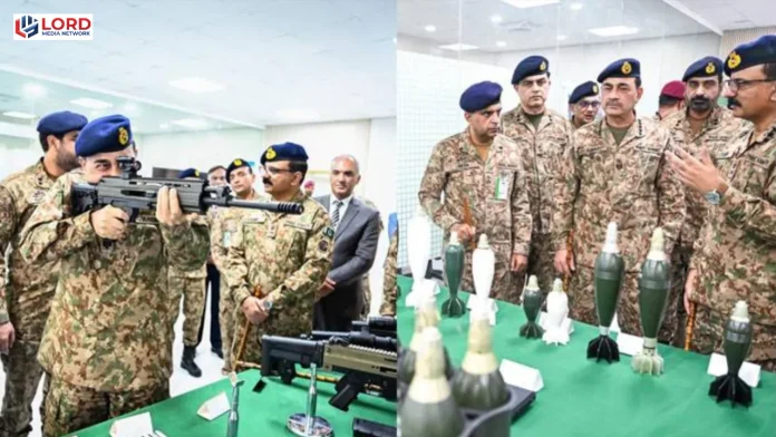 فیلڈ مارشل کا دفاعی کمپلیکس دورہ، مقامی ہتھیاروں کا جائزہ