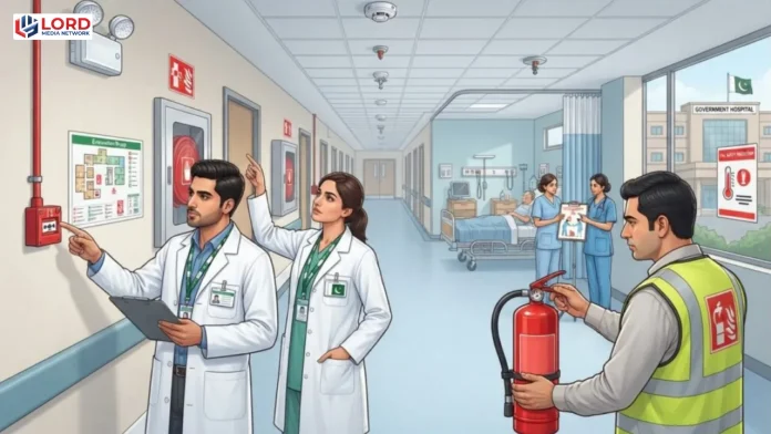 سرکاری اسپتالوں میں فوری فائر سیفٹی آڈٹ کا حکم جاری