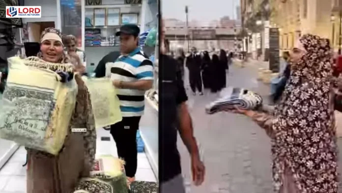 راکھی ساونت کی عمرے کے بعد مکہ میں جائے نمازیں بانٹنے کی ویڈیو وائرل